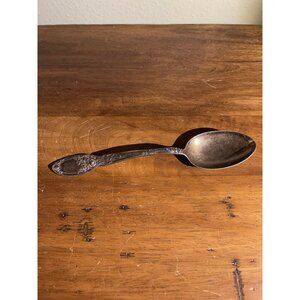 Rare Bridal Bouquet Rose  by Alvin Sterling Silver  Spoon 8"